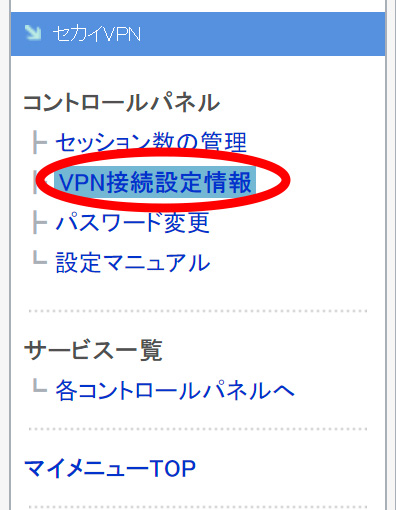 ネットカフェのパソコンでVPN接続する手順「Windowsの標準機能を使う」設定項目