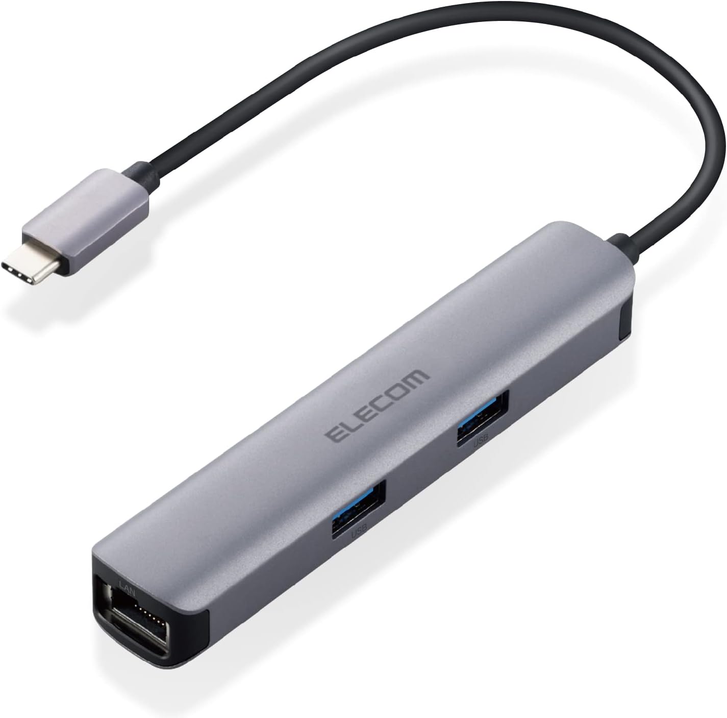 エレコム USB Type-C ハブ ドッキングステーション 5-in-1(LANポート)