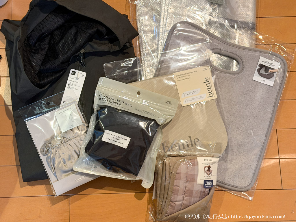 BTS高陽コンのためにスリーコインズで購入した品々