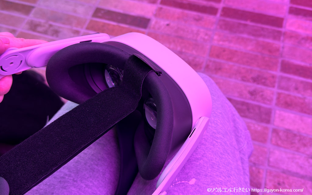 PLAVEポップアップイベントのVRゴーグル