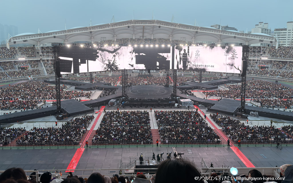 BTS WORLD TOUR 'ARIRANG' IN GOYANG、高陽競技場のステージ全景